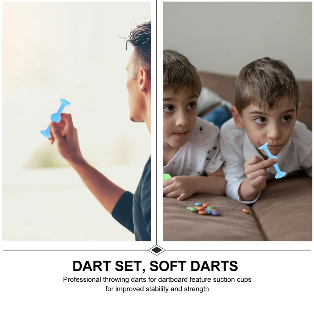 

9pcs Suction Cup Darts Toys Indoor Safe Dart Playthings Sticky Toys for Kids