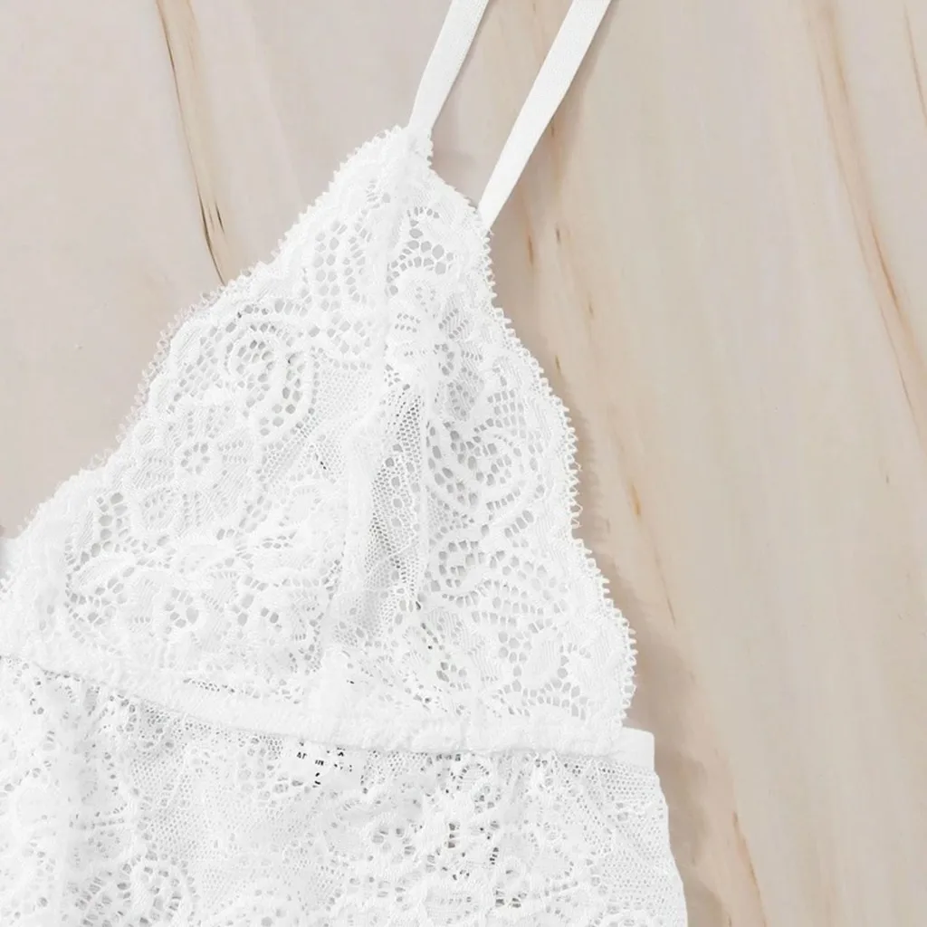 Женское сексуальное нижнее белье кружевной комплект Babydoll с открытым