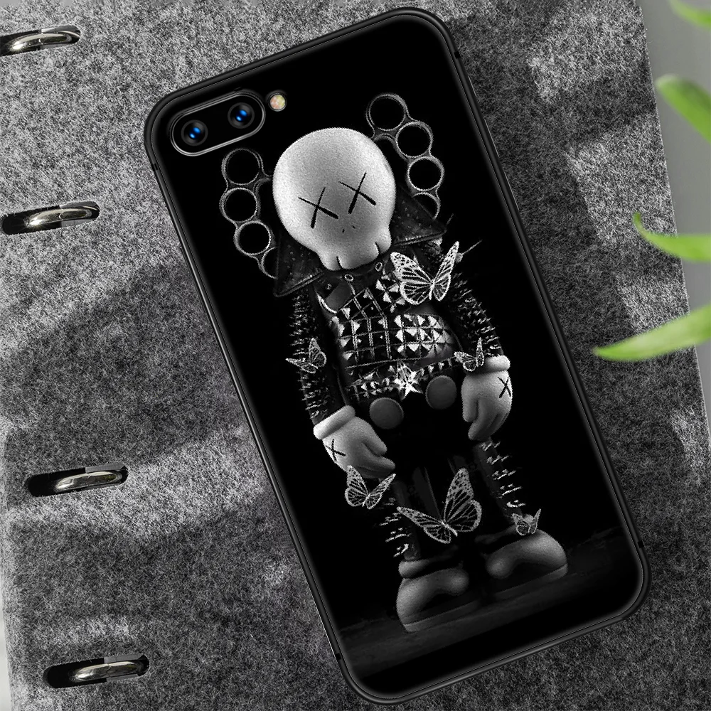 

trend brand kaw painting Phone Case Cover Hull For HUAWEI honor 7a 8 8s 8a 8x 9 9x 10 20 i Lite Pro black Shell 3D Coque