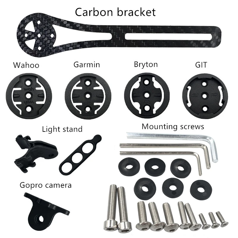 garmin carbon bike computer mount bicycle road bike cycling computer stopwatch mount holder for garmin gopro mount free global shipping