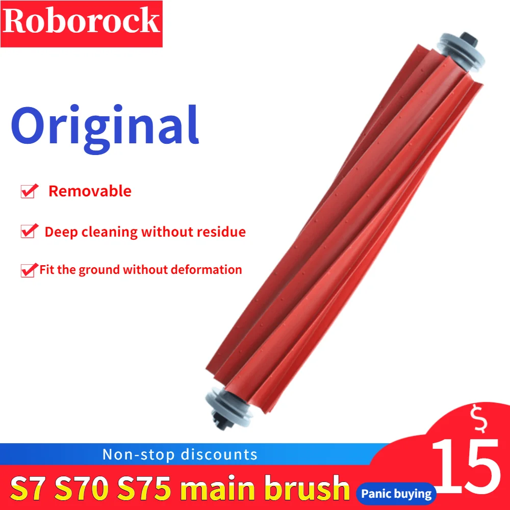 

Original Roborock S7 S70 S75 Vacuum Cleaner Main Brush Side Brush Cleaning Mop Filter Main Brush Cover Accessories