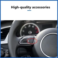 suitable for audi a4l q5 steering wheel button fake cover multi function decorative cover roller right avatar nav button