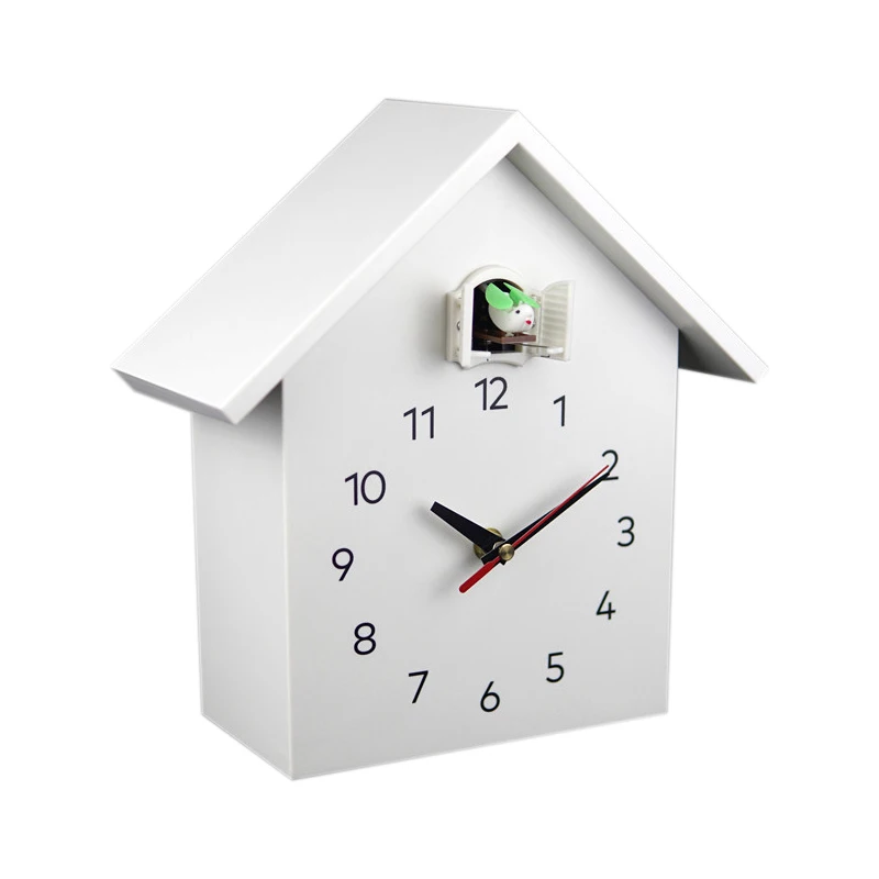 

Промо-акция! Кварцевые настенные часы Cuckoo, современные Висячие часы с птицами, украшения, будильники для дома, гостиной, белый цвет