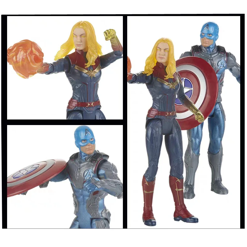 

Hasbro Marvel The Avengers 4 Toy Figures 6 Inch Iron Man Suit Captain America Suit Children's Toys Can Be Used As Birthday Gifts
