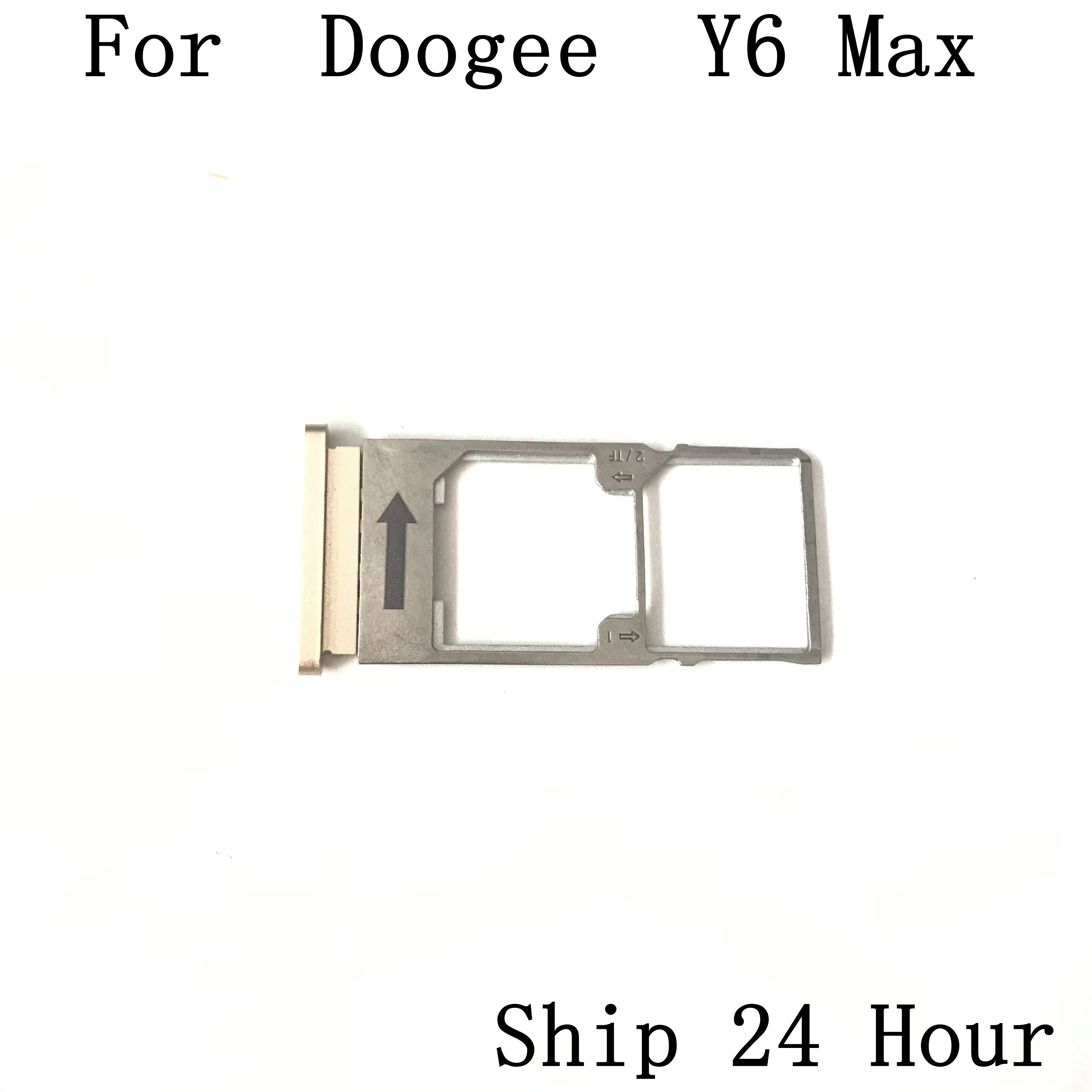 Doogee Y6 Max Подержанный держатель для считывателя sim-карт Разъем Для ремонт починка