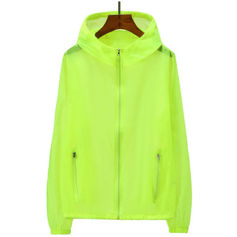 Унисекс УФ Защита от солнца куртки пальто одежда прозрачные толстовки с длинными