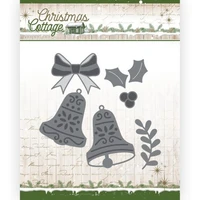 bow and bells metal cutting dies stencil for diy scrapbooking crafts embossing new arrival 2021 no stamps christmas