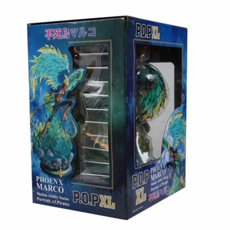 

39CM Anime ONE PIECE Marco Bird Phoenix Boat Doctor Battle Ver PVC Action Collectible Model Large Statue Toy Free Shipping G952