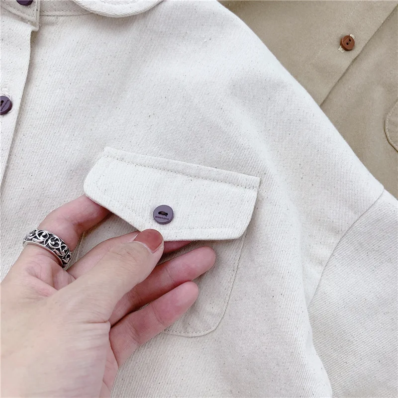 

Children's Clothing Autumn New Girl Korean Style Embroidered Shirt Toddler Girl