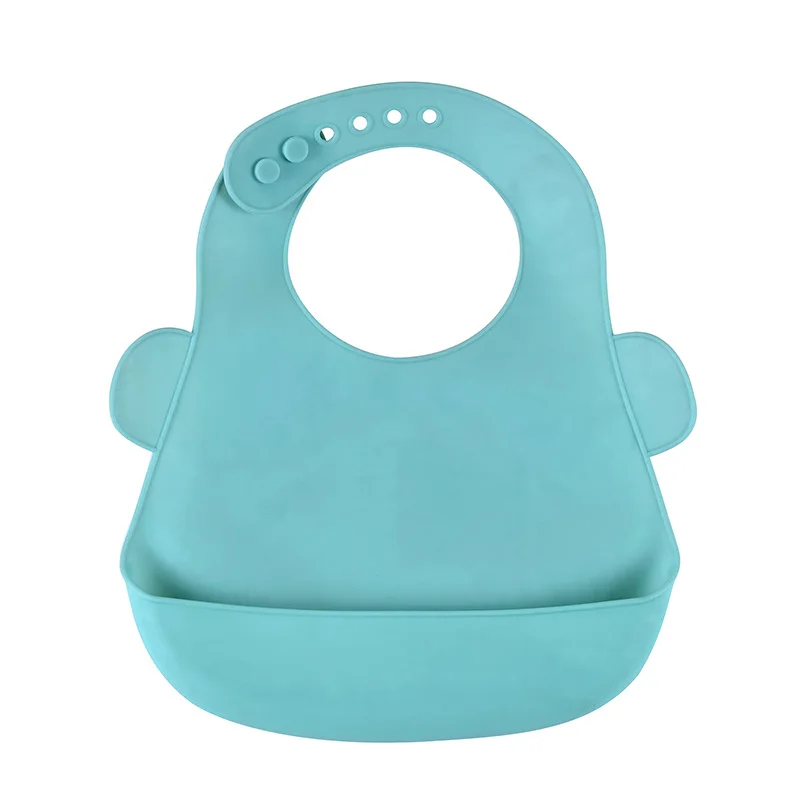 14 Регулируемый водонепроницаемый силиконовый детский нагрудник для кормления детская Отрыжка Одежда Дети мальчики девочки фартуки дети едят Ланч нагрудник - Цвет: 14