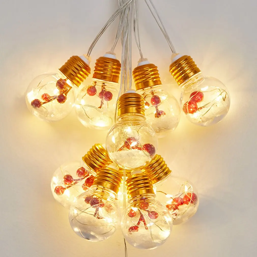 

4m 10LED Patio Garden Solar Power String Warm White Fairy Light Copper Wire For Holiday Wedding Christmas Halloween Party