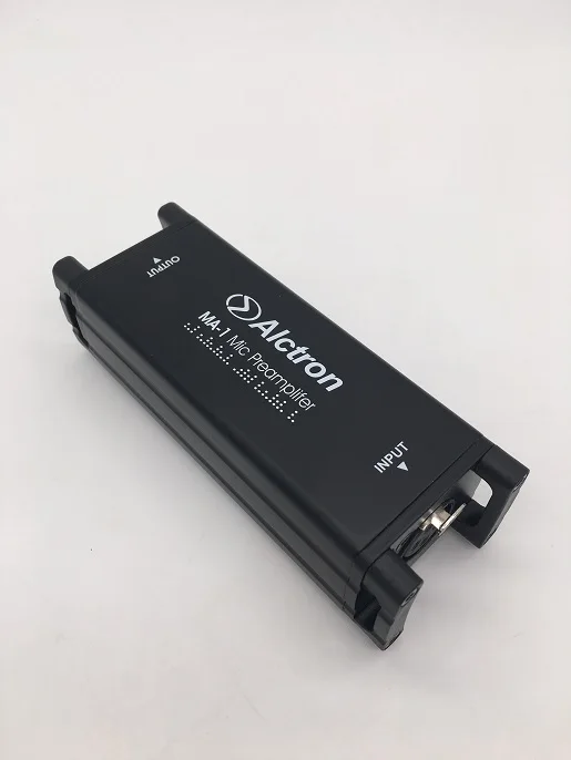 100% Original Professional Mic Preamplifier Alctron MA-1 For Passive ribbon mic And Dynamic Microphone | Электроника