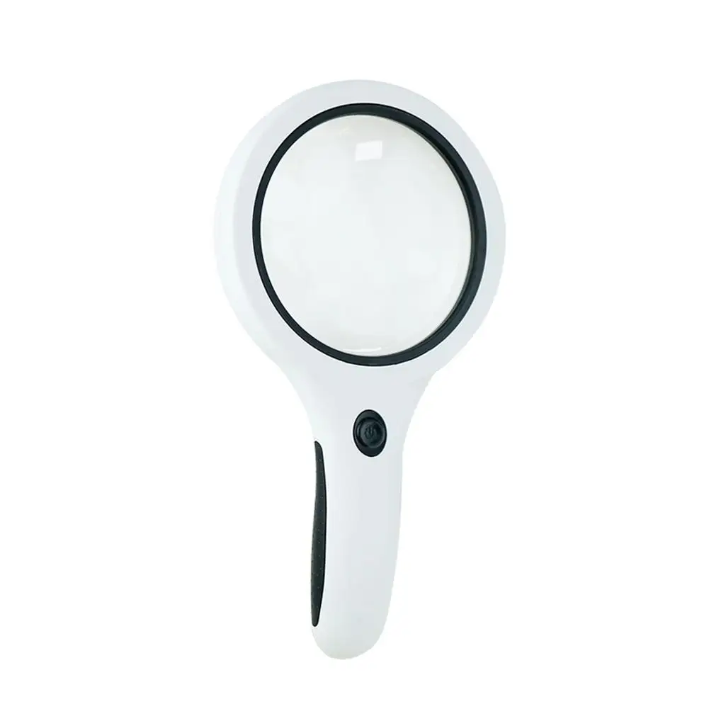

Hand-Held Magnifying Glass Magnifier Lens With 12 LED Mini Lights Old Man Reading Magnifying Glass Optical Instrument Magnifying