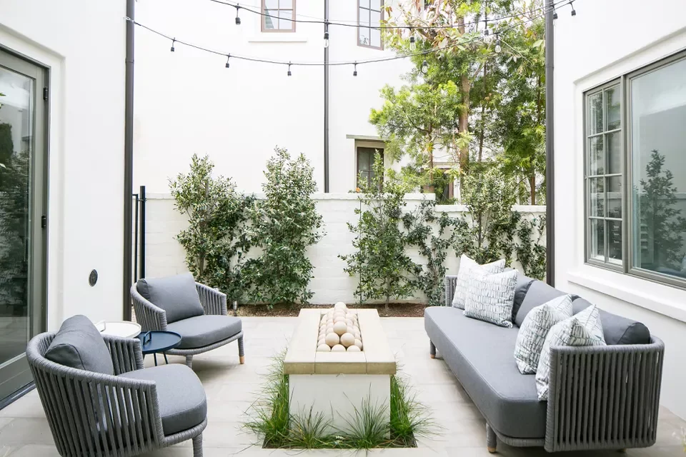 Великолепные уличные сидения уличная мебель садовый диван идеи для лета|Наборы