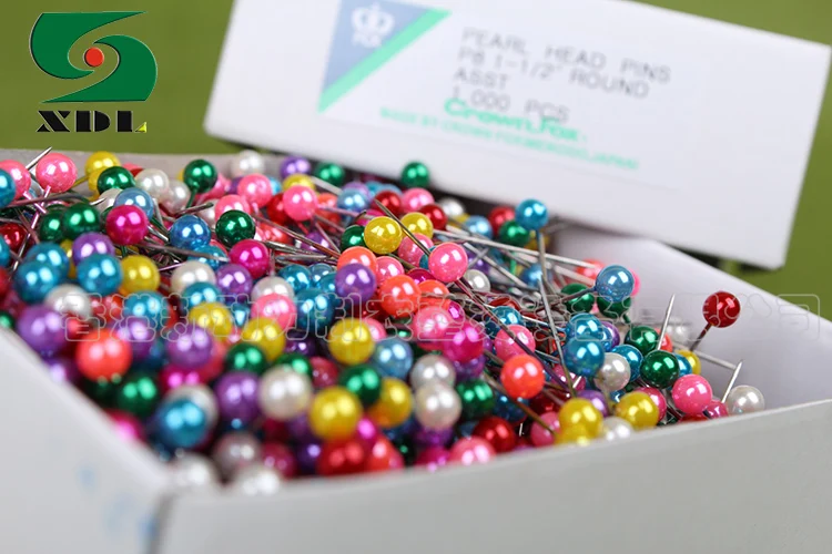 100 шт. Корона лиса Dressmaking разноцветная круглая голова искусственный жемчуг