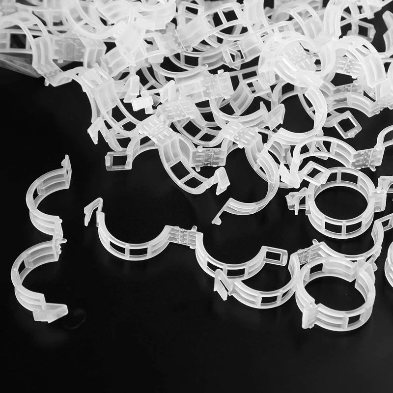

500 Pcs Plant Garden Support Clip & 1000 Pcs 5 Colors Plastic Plant Hanging Tree Tags