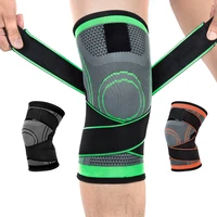 men women knee support compression sleeves joint pain arthritis relief running fitness elastic wrap brace sport knee pads