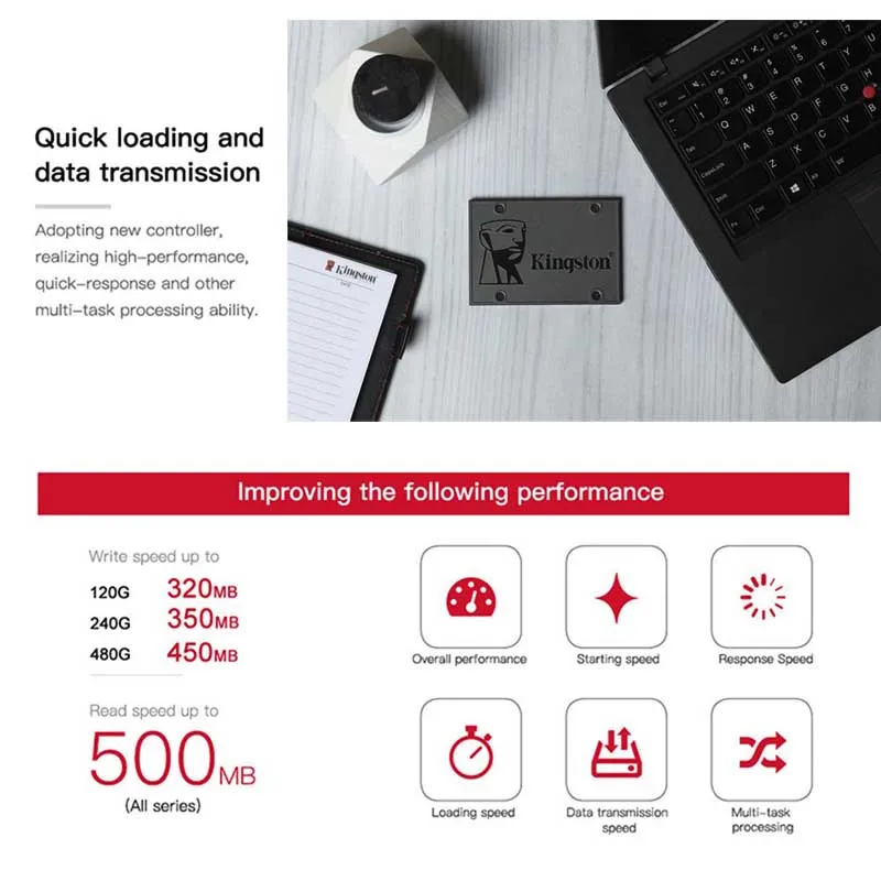 Kingston SSD 120 ГБ Цифровой A400 диск 240 ГБ SATA 3 2," твердотельный накопитель оптом ноутбук игры HDD жесткий диск HD 480 ГБ SDD