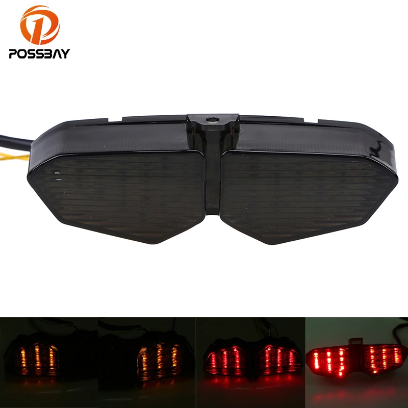 Указатель поворота POSSBAY для мотоцикла задний фонарь светодиодный скутера
