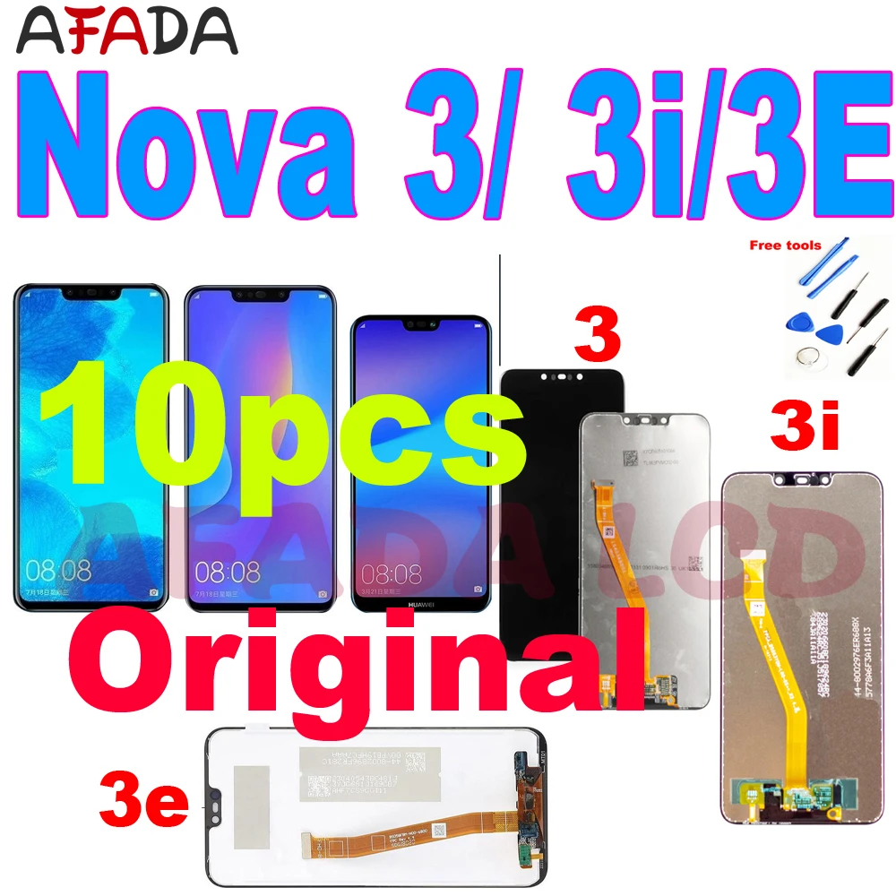 Pantalla LCD t&aacute;ctil para m&oacute;vil, accesorio para Huawei Nova 3, PAR LX1, LX9, Nova 3i, INE LX2, L21, Nova 3e, ANE LX3, L23, novedad-0