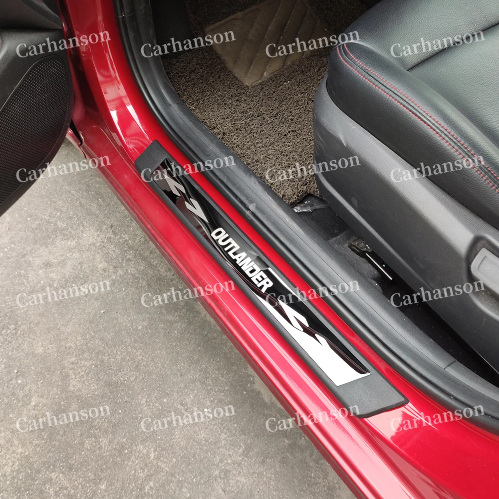 Для Mitsubishi outlander 2020 Авто дверные ручки педаль подоконника полосы протектор 2018