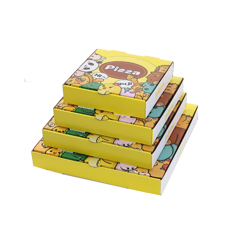 

8" 10" 12" 14" Small Pizza Box Keeps Pizza Fresh Take Out Containers Pizza Corrugated Board Case(10 Pieces)