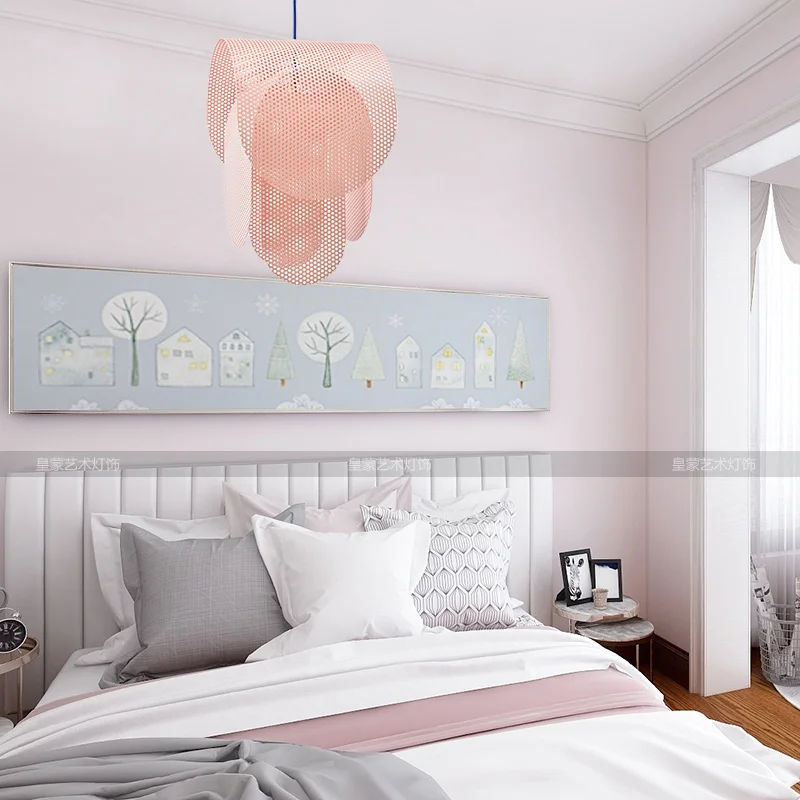 Постсовременный подвесной светильник из кованого железа детская комната