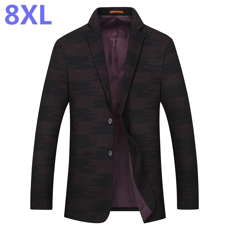 

9XL 8XL 7XL 6XL New Arrival Brand Clothing Autumn winter Suit Blazer Men Fashion Male Suits Casual print Color Masculine Blazer