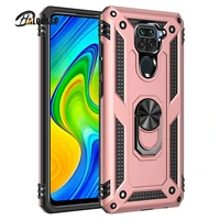 phone case for xiaomi redmi note 9s 9 pro max heavy protection shockproof anti fall armor hard magnetic ring bracket back cover