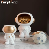 yuryfvna creative astronaut figurine statue ornament storage modern living room wine cabinet desktop decoration spaceman cartoon