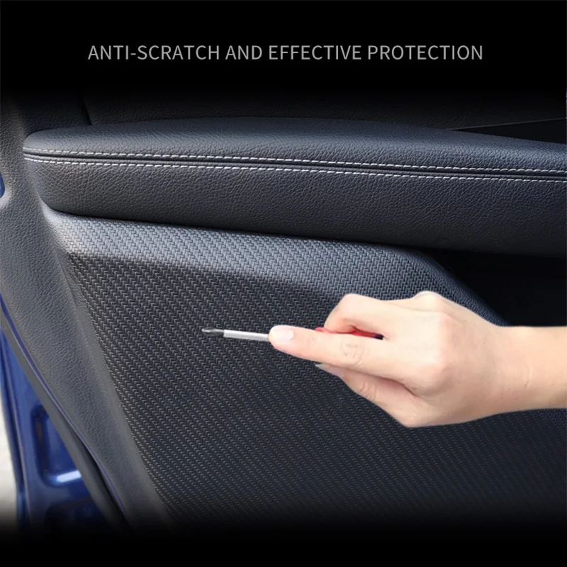 

Door Anti-dirty Anti-kick Mat Pad Cushion Sticker Garnish Decoration Car Styling 4pcs/set For Benz GLB 2020 2021 Accessories