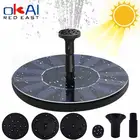 Новый водяной фонтан на солнечной энергии, насос, фонтан для птиц, водяной плавающий фонтан, пруд, декор для сада, патио, украшение для лужайки