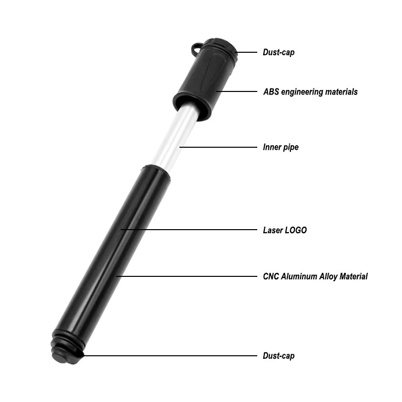 

Hand Mini Bicycle Pump Tire Air Inflator Schrader Presta Valve Ball Needle Hose MTB Bicycle Accessories Portable Bike Pump