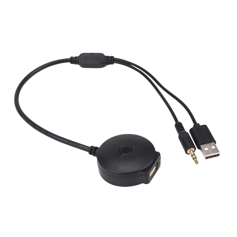 USB и 3 5 мм AUX к Bluetooth аудио Aux гнездовой адаптер для автомобиля BMW Mini Cooper | Автомобили
