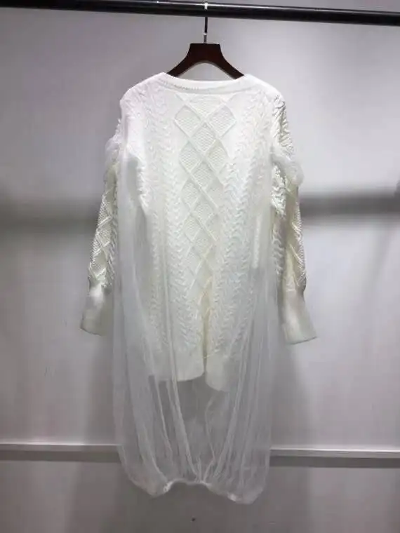 Женские вязаные свитера и пуловеры высокого качества с геометрическим узором