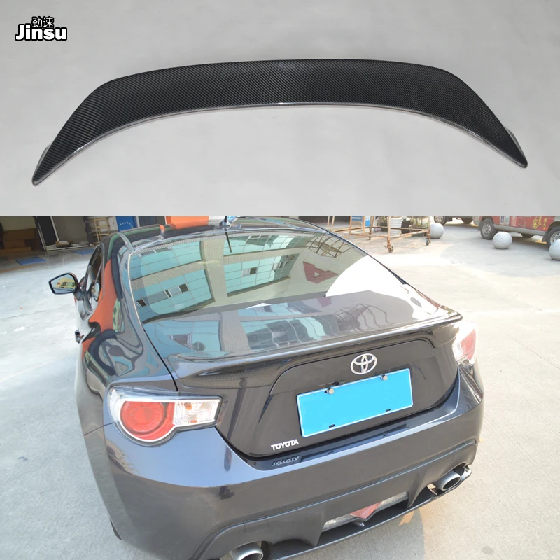 Для Toyota 86 2012 2015 TRD Стиль углеродное волокно задний спойлер для багажника губа Scion