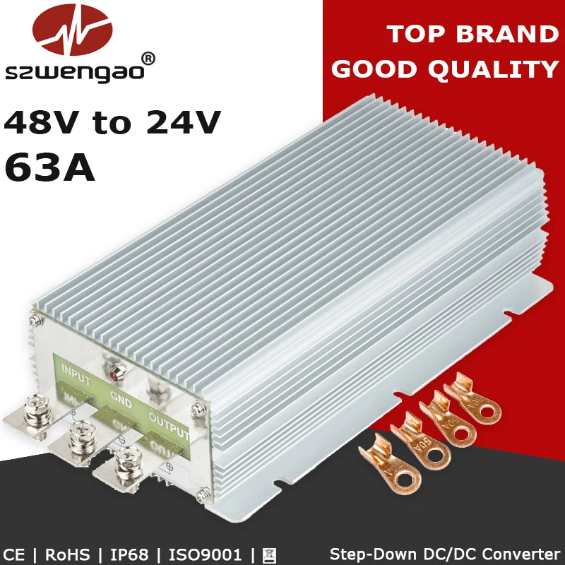 Понижающий регулятор напряжения szwengao преобразователь постоянного тока 48 В в 24 50