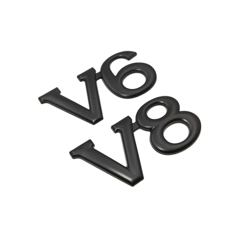OTOKIT 1 шт. Модный 3D металлический V6 V8 дисплей двигателя Автомобильная наклейка