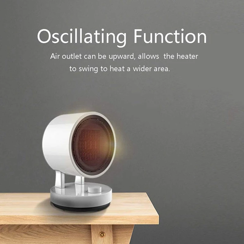 1500 Вт Электрический нагреватель без звука зимний портативный персональный