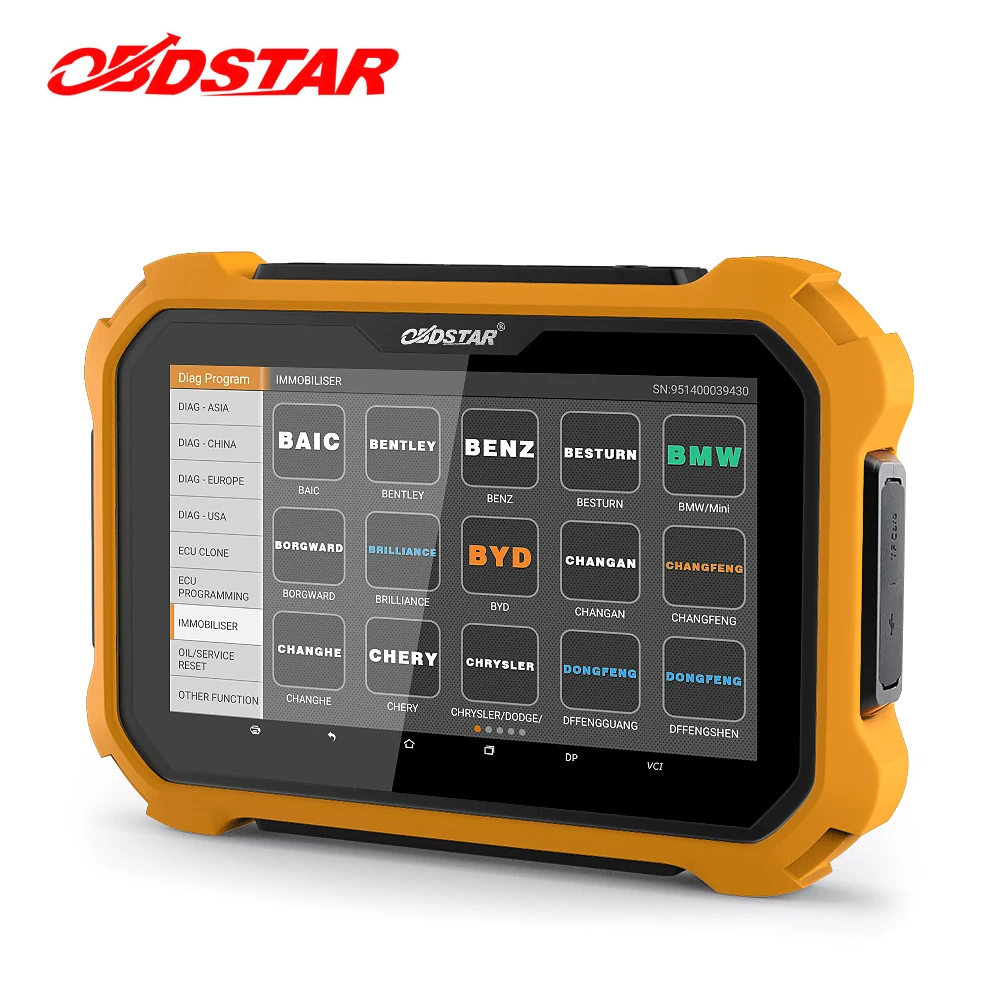 OBDSTAR X300 DP PLUS Key Master PAD2 иммобилайзер дистанционный ключ программатор одометр