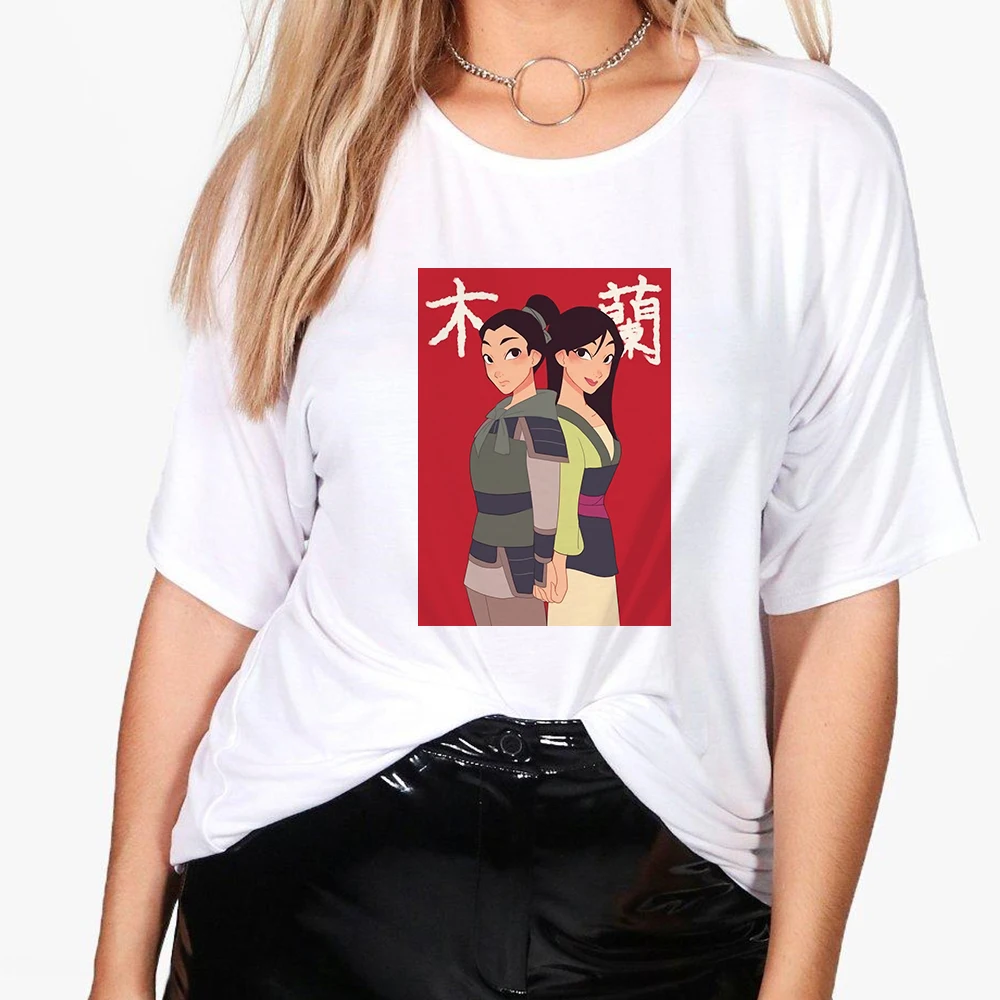 Mulan Disney Women's T shirts Popular 