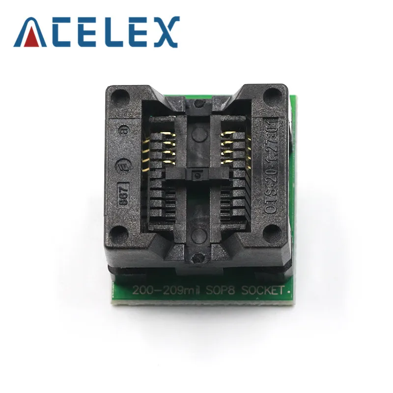 SOIC8 SOP8 К DIP8 адаптер программатора EZ гнездо модуля преобразователя 150 мил 200 |