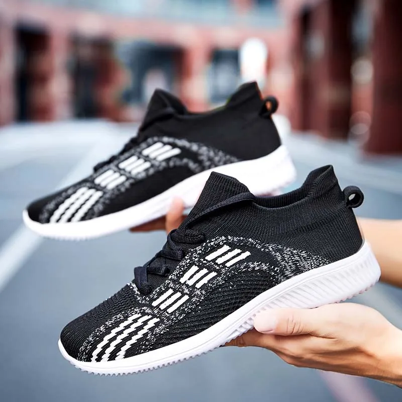 Мужские беговые кроссовки дышащие для бега на открытом воздухе летающие мужчин и