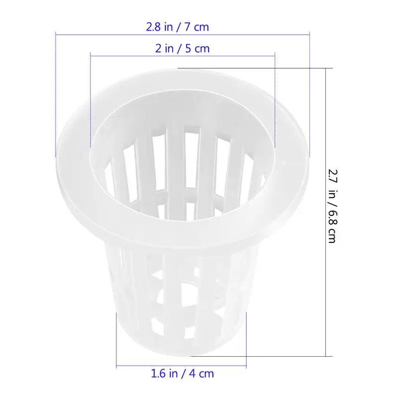50 шт. щелевая сетка мягкая культура для защиты овощей горшки корзины чашки