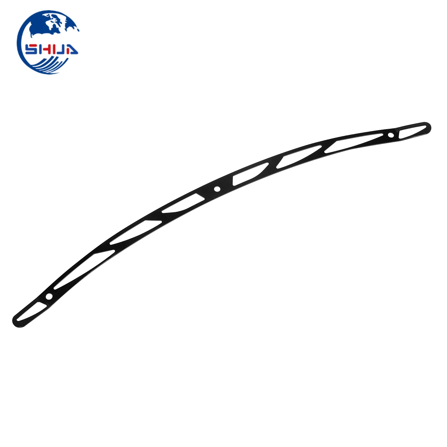 Алюминиевые черные аксессуары для мотоциклов Стайлинг отделка ветрового стекла