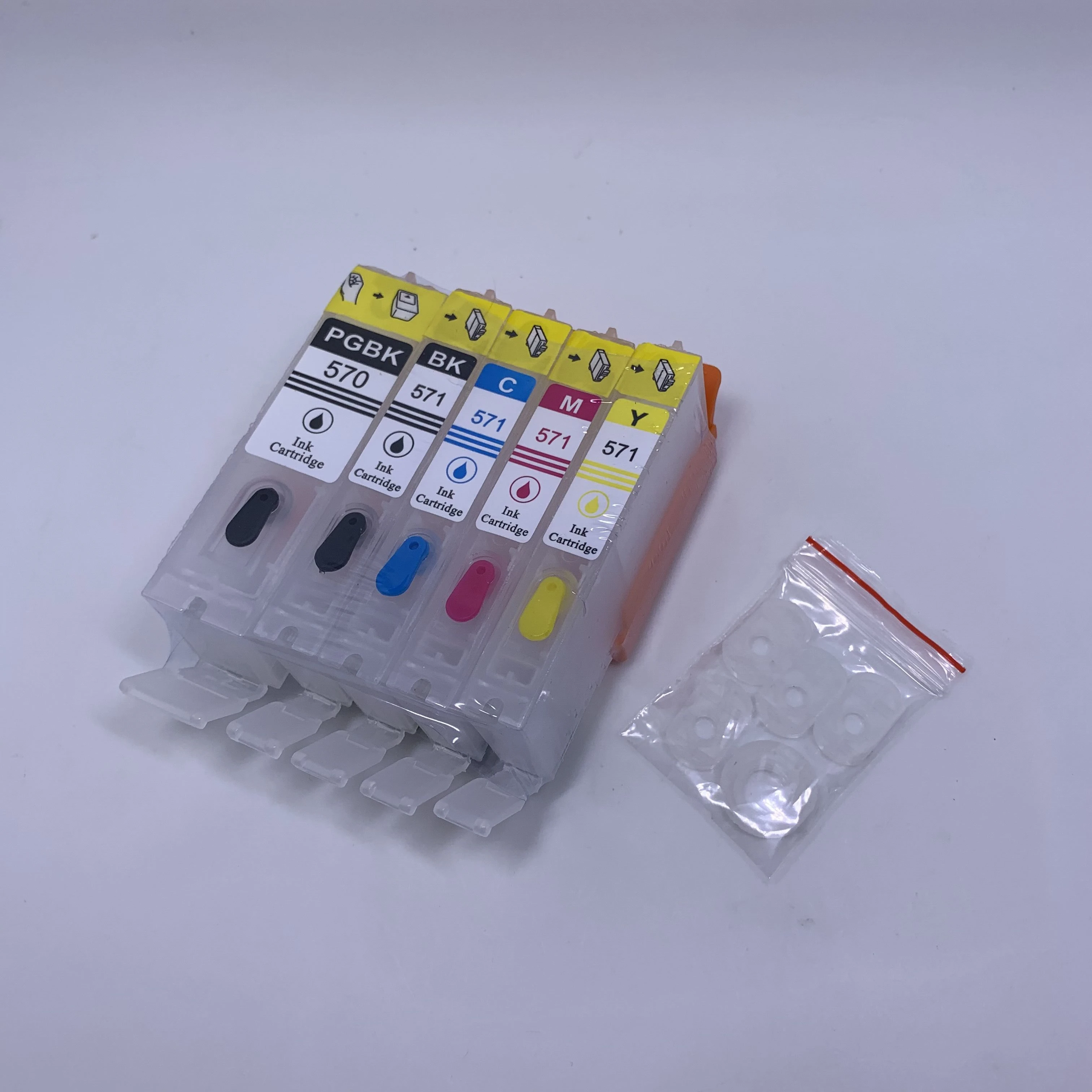 5 шт. картриджи для принтера Canon PIXMA MG7750 MG6850 MG5750 TS9050 TS8050 TS6050|ink cartridge|refillable ink cartridgesink