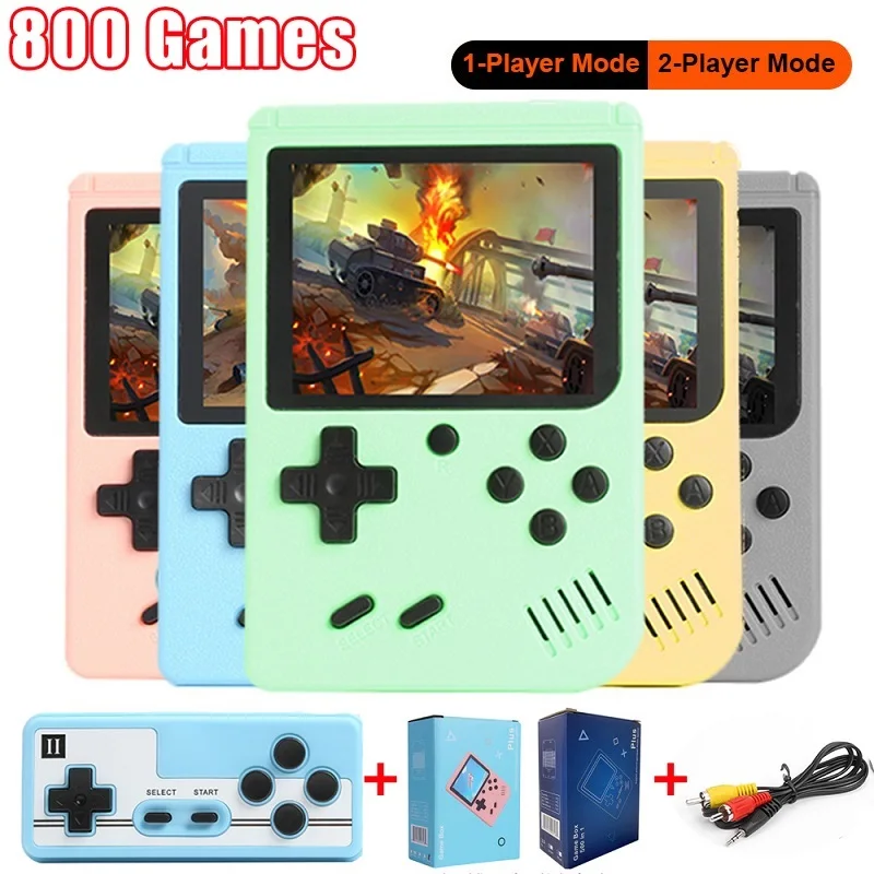 800 игр игрушка для детей портативная мини видео игровая консоль Мини Ручной
