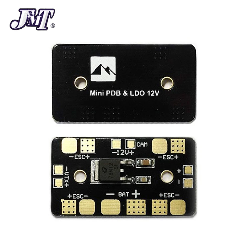

JMT Mini PDB распределительная плата 12 в линейный регулятор LDO 12 В для FPV гоночного дрона квадрокоптера аксессуары