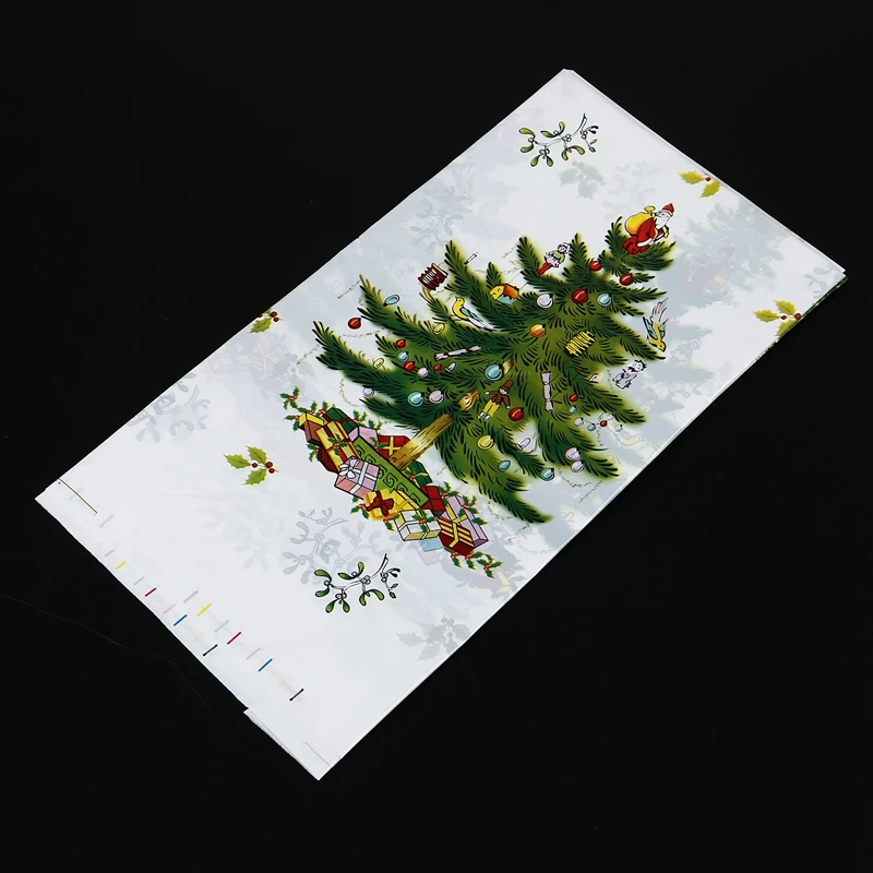 НОВАЯ РОЖДЕСТВЕНСКАЯ одноразовая скатерть Праздничная прямоугольная