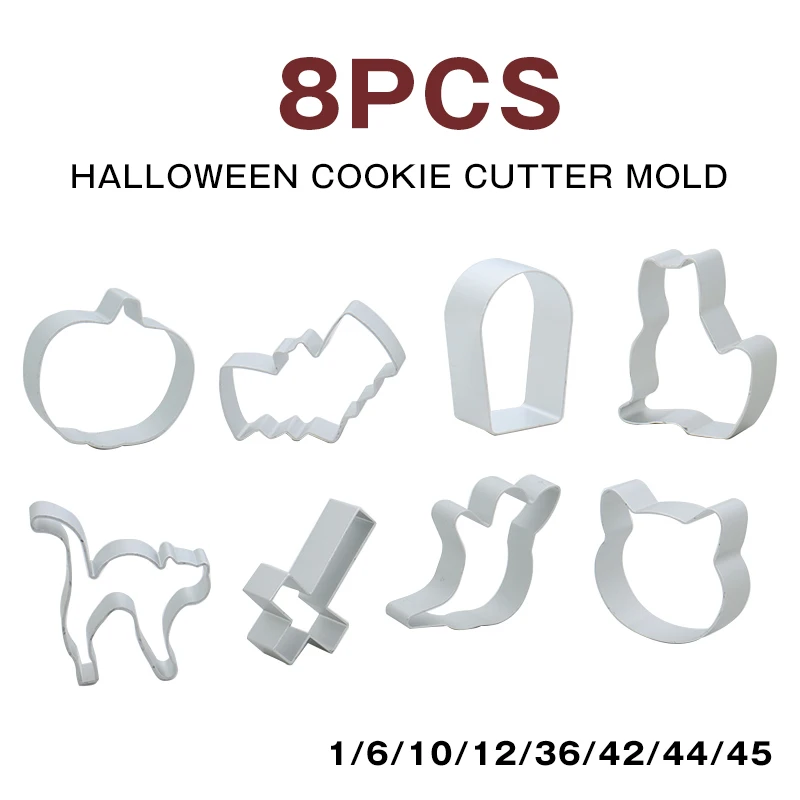 8X Хэллоуин призрак тыква крест форма для печенья инструмент выпечки DIY украшения